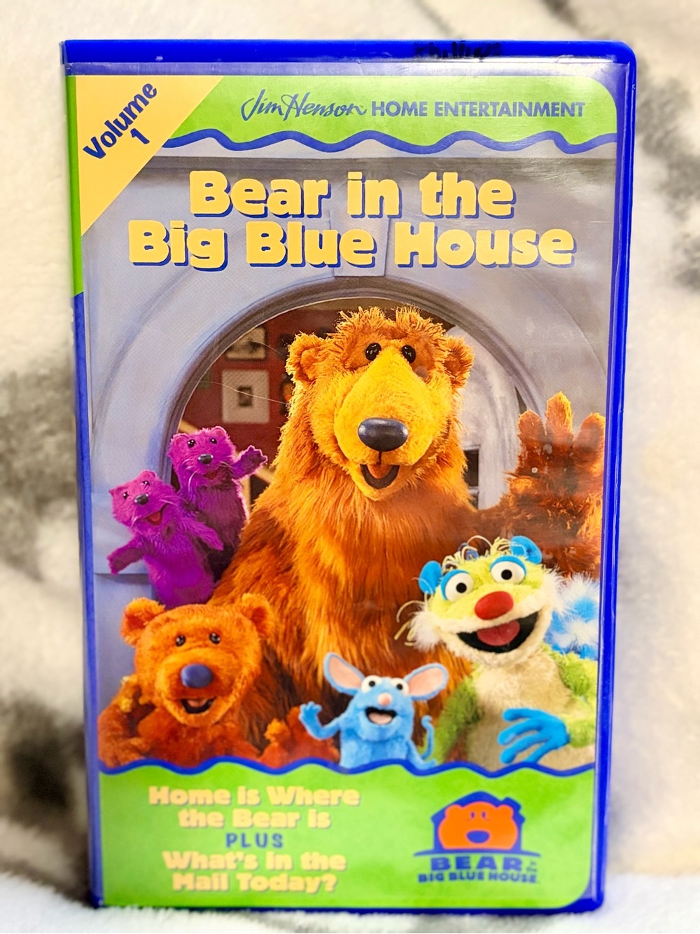 1998 Bear in the Big Blue House: Volume 1 VHS Tape with the first 2 episodes
